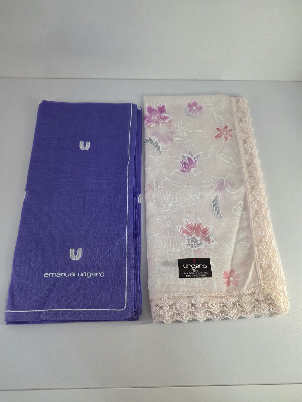 Ungaro Paris Small Scarves/Handkerchief (2-piece Set)